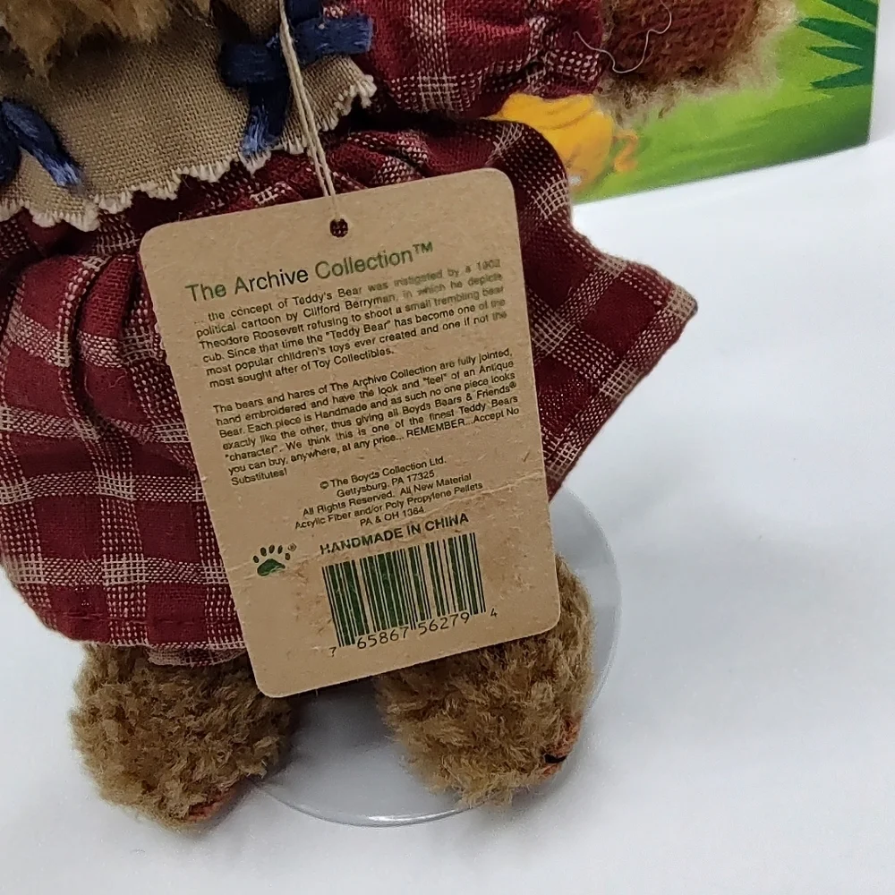💥3/$20 Boyds Bears Plush Ornament Mocha Mooseby 20th Anniversary!